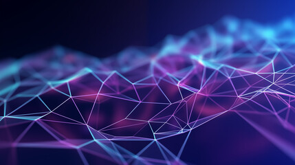 blue technology abstract background with lines