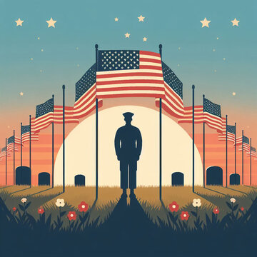 Peace Officers Memorial Day in May. Celebrated annual in May 15 in United States. In honor of the police. National Police Week. Poster, card, banner, and background.