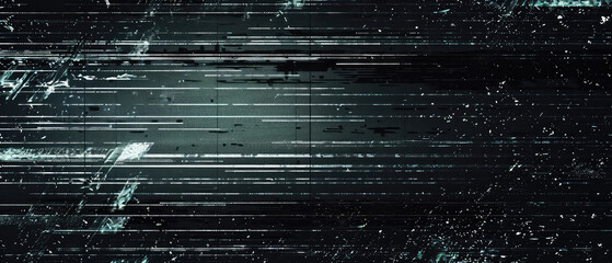 Abstract digital glitch art with noise texture