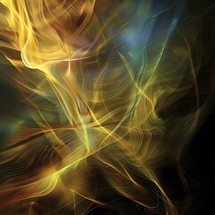 Abstract Image with Luminescent Effect