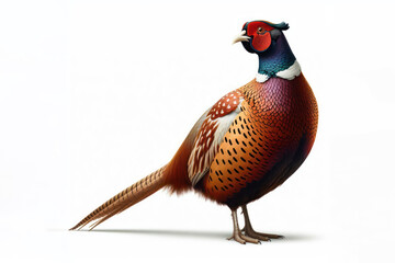 Fototapeta premium Pheasant isolated on white background