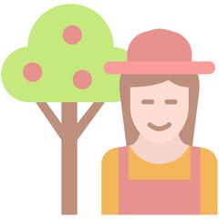 Gardening And Farming Colored Icon sets