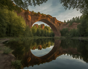 old bridge over the river, bridge over the river