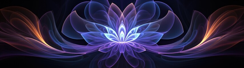 Obraz premium Vibrant Fractal Flower Artwork