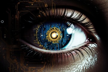 Futuristic Cybernetic Eye