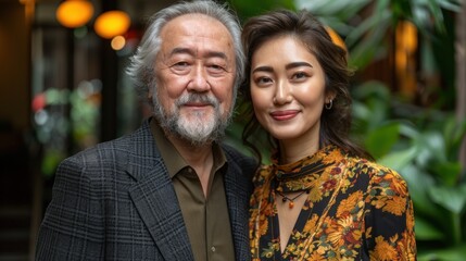 Man and Woman Standing Together