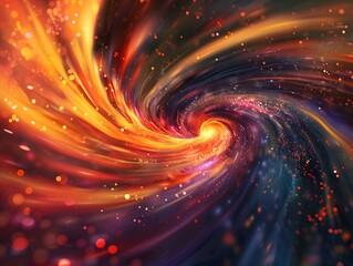 Colorful Energy Swirl