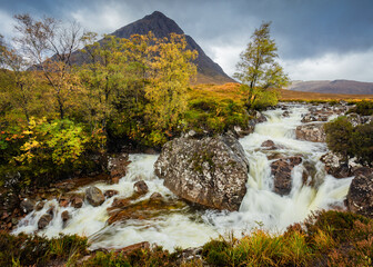 Landscape image of Glenn Coe, Scotland. 
