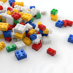 toy blocks, toy train