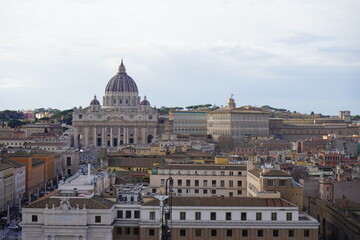 Fototapeta na wymiar view of the city Vatican 