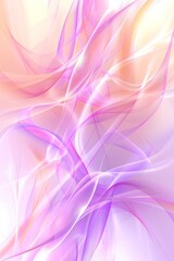 Whimsical Flow: Abstract Pink and White Wavy Background