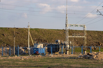 The Power regulation station, electricity