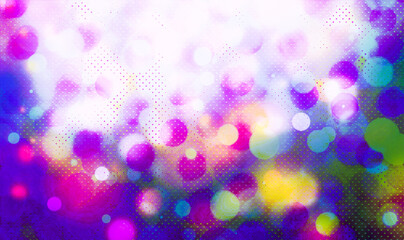 Purple bokeh background banner for Party, greetings, poster, ad, events, and various design works