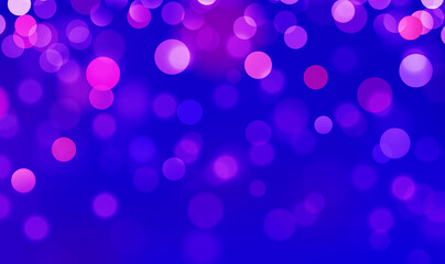 Blue bokeh background banner for Party, greetings, poster, ad, events, and various design works