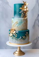 Modern Decorated Cake