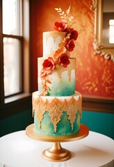 Modern Decorated Cake