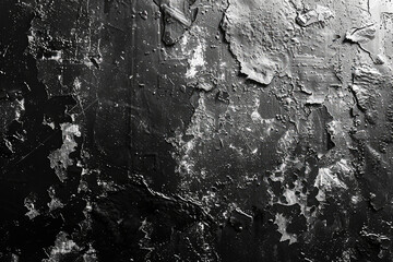 A closeup of the rough walls and textures in an underground cave, captured with high contrast lighting that casts deep shadows on rocky surfaces. Created with Ai