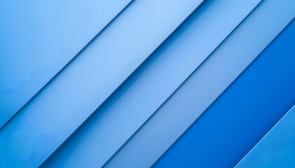 Obraz premium A high-definition photograph of a sleek, modern geometric pattern with large, flat rectangles in a gradient of cool blues