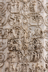 detail of door in Orvieto dome