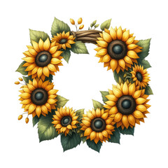 Sunflower Sublimation Clipart