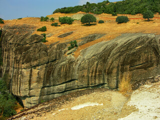 Giant rocks called Meteora, Greece