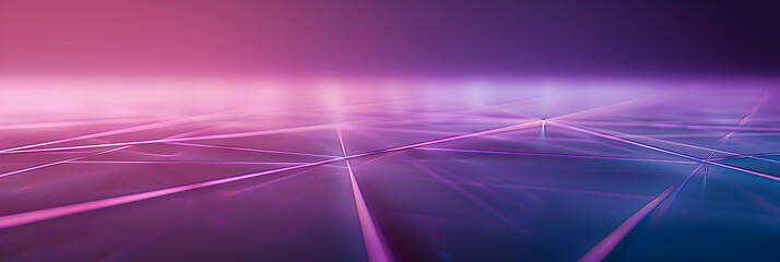 An HD image of a minimalist geometric pattern with thin, intersecting lines creating a delicate grid on a vibrant purple background