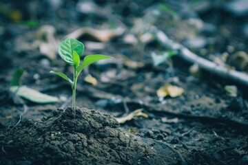 plant in the ground