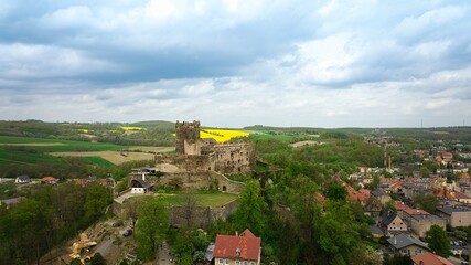 Medieval castle in Bolkow, Lower Silesia, Poland.