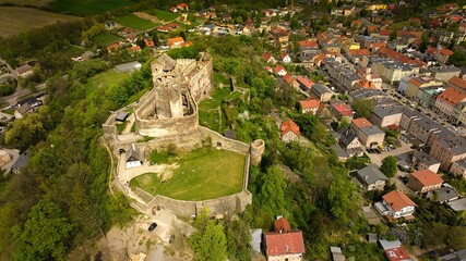 Bolkow Castle, ancient fortress in Lower Silesia, Poland.