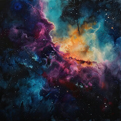 Fototapeta premium Phantasmic Nebulosity A Galaxys Dream