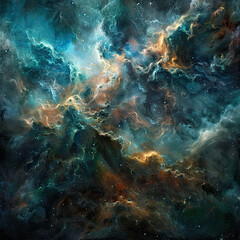 Fototapeta premium Phantasmic Nebulosity A Galaxys Dream