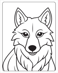 Wolf Coloring Pages, Wolf illustration, wolf art, Black and white