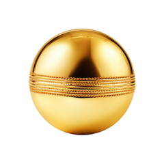 Cricket gold Ball. Png, Transparent background