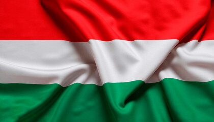 Obraz premium Austria flag with folds