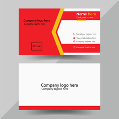 Double-sided Modern simple Creative And Clean Business Card Design