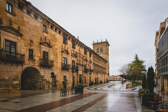 Palace of Los Condes de G&oacute;mara, located in the city of Soria - Spain - autonomic province of Castilla y Leon