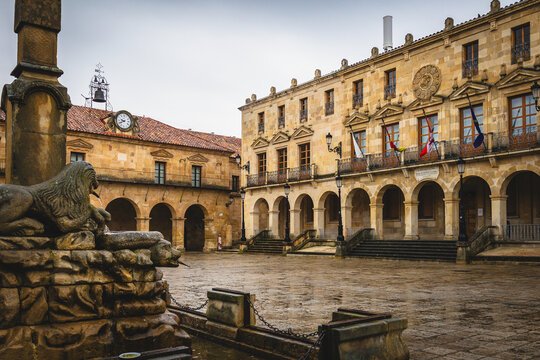 Plaza Mayor de Soria - spanish city from de autonomic region of Castilla y Leon