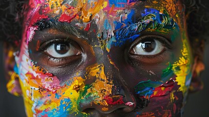 The Human Canvas: A Masterpiece Painted in the Colors of the World