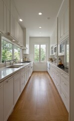 modern kitchen interior