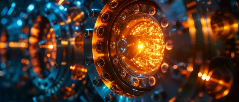 Nuclear fusion reactor. AI.