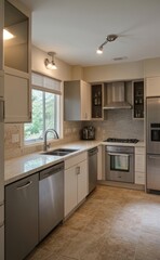 modern kitchen interior