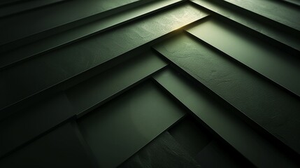 Dark grey abstract geometric background with dark triangular shapes and a textured surface. Modern minimal wallpaper design
