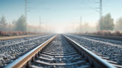 Fototapeta premium train railway