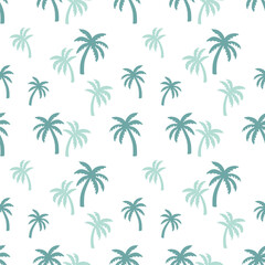 Tropical palm tree repeat pattern beach pattern coastal repeat vector file