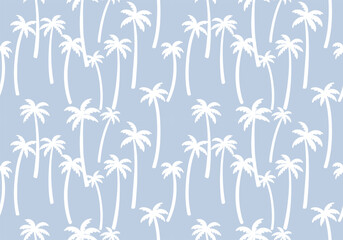 Tropical palm tree repeat pattern beach pattern coastal repeat vector file