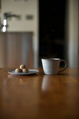 コーヒーとおやつのクッキー