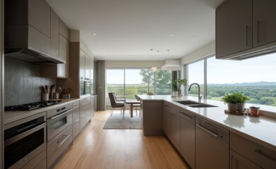 modern kitchen interior