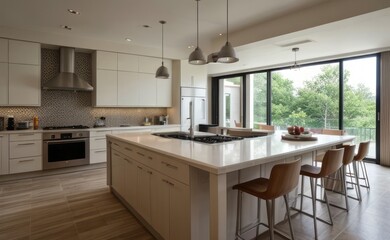 modern kitchen interior