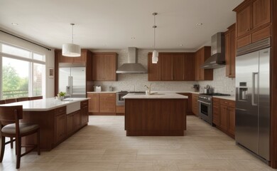 modern kitchen interior