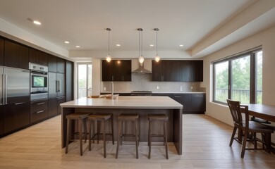 modern kitchen interior